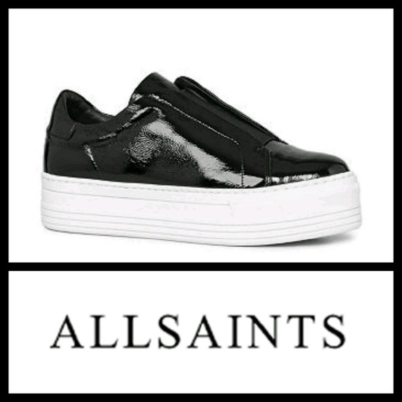 all saints platform sneakers
